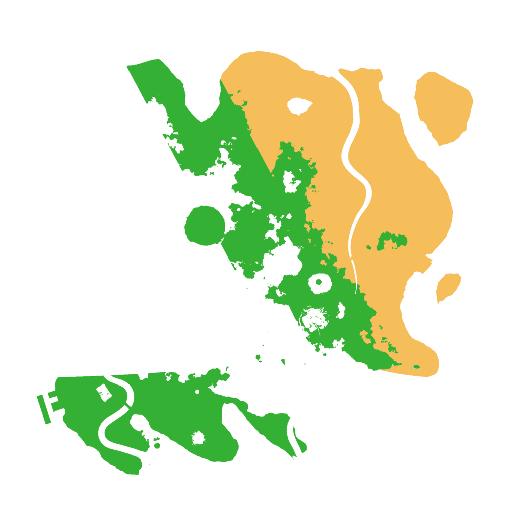 Biome Rust Map: Procedural Map, Size: 3500, Seed: 115012225
