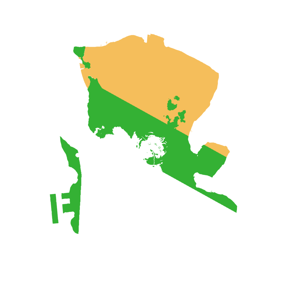 Biome Rust Map: Procedural Map, Size: 2000, Seed: 28587