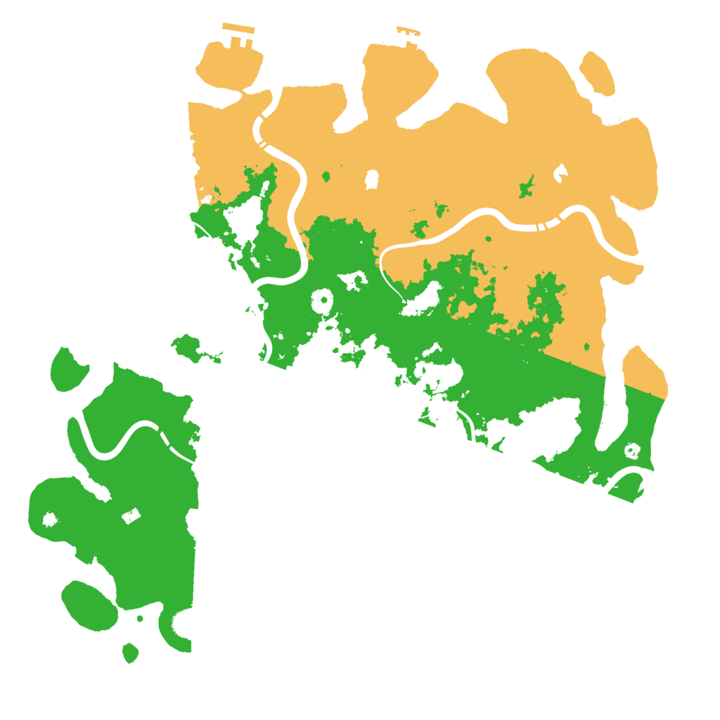 Biome Rust Map: Procedural Map, Size: 4500, Seed: 50000000