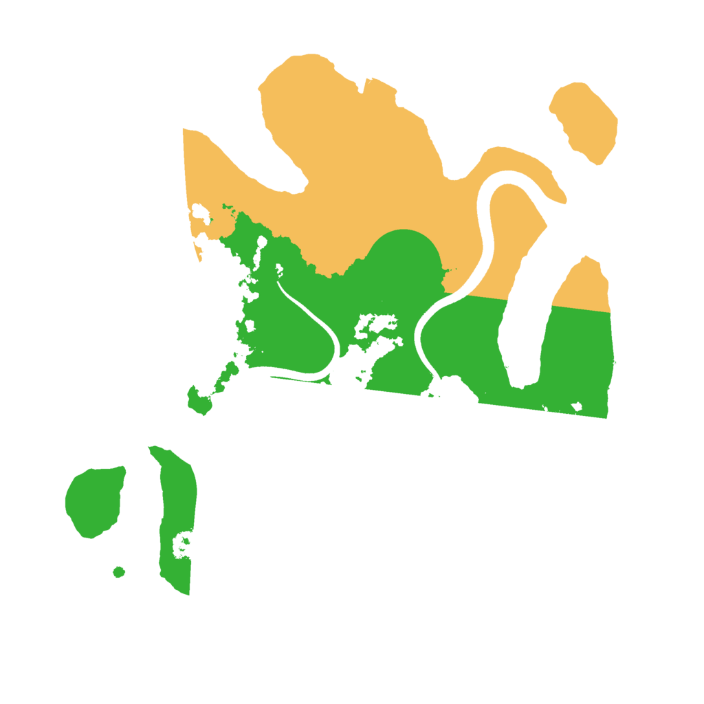 Biome Rust Map: Procedural Map, Size: 2500, Seed: 321