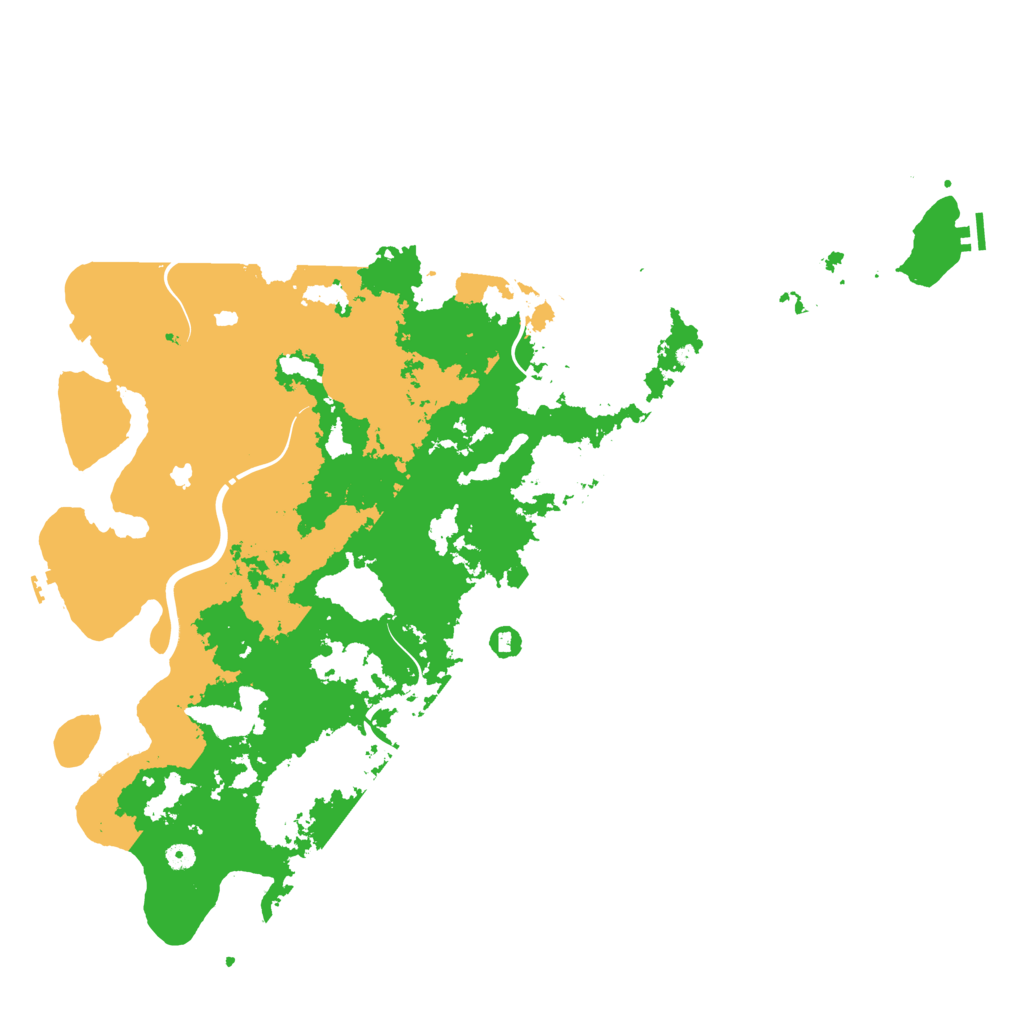 Biome Rust Map: Procedural Map, Size: 5500, Seed: 9896513