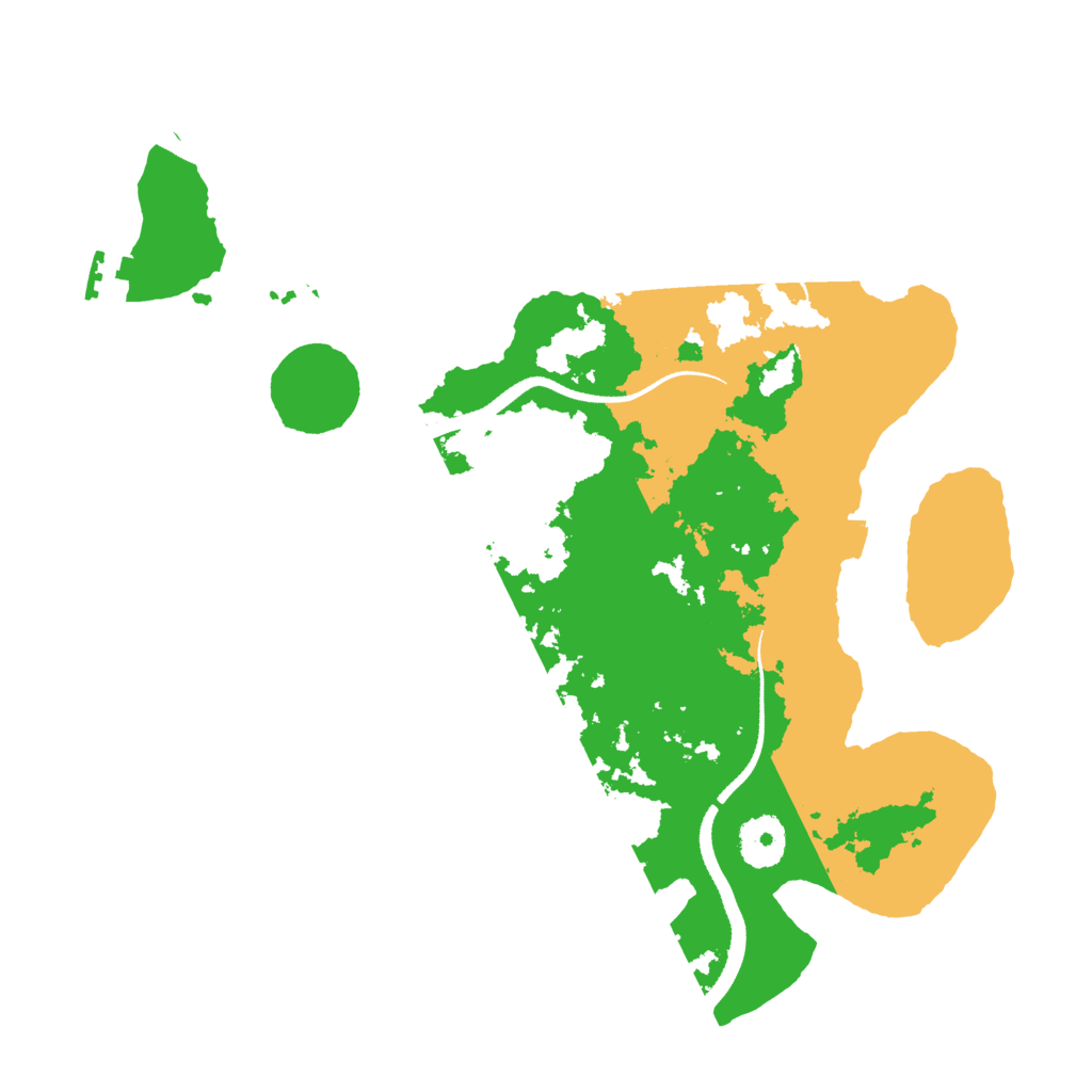 Biome Rust Map: Procedural Map, Size: 3300, Seed: 1513115121
