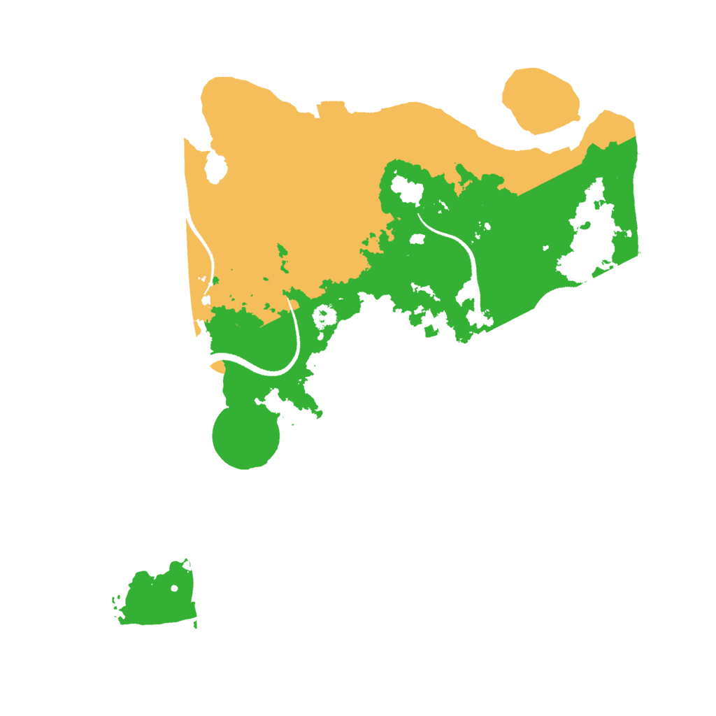 Biome Rust Map: Procedural Map, Size: 3000, Seed: 820067265