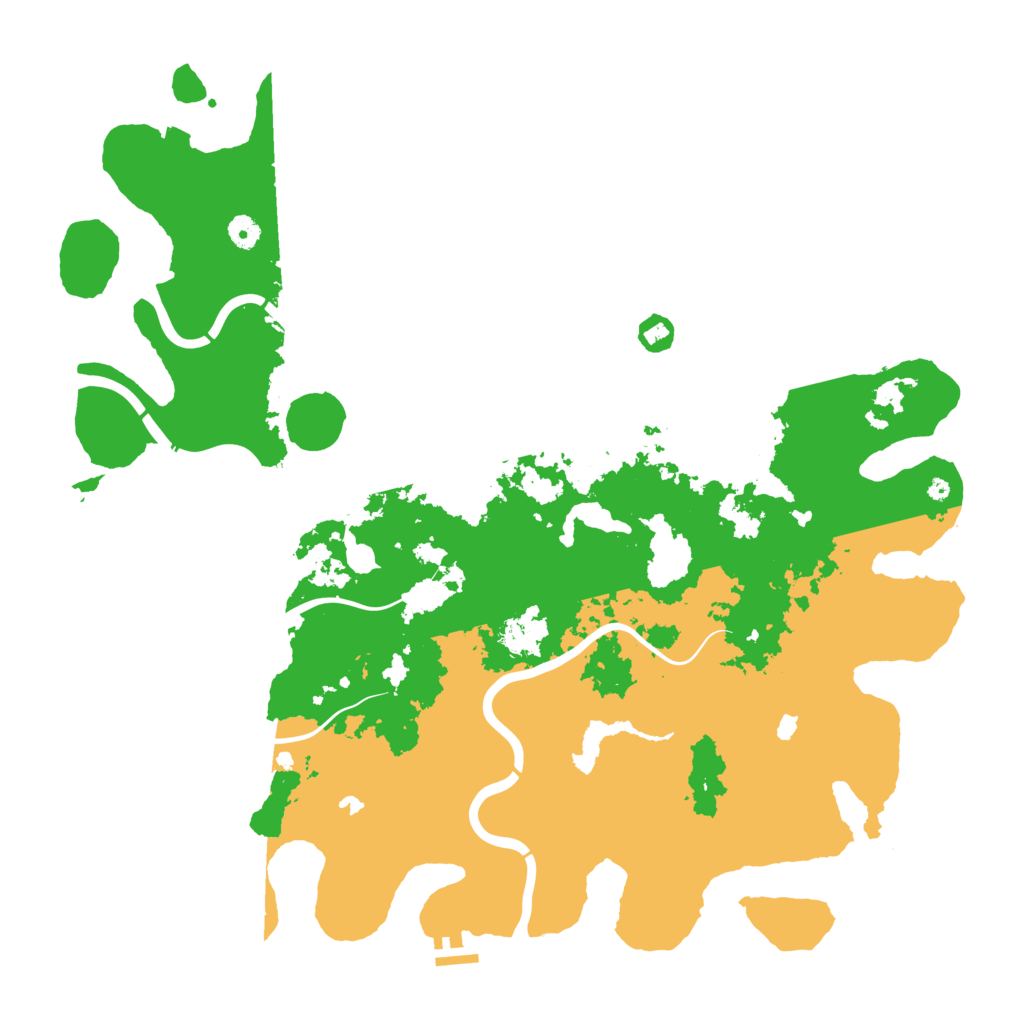 Biome Rust Map: Procedural Map, Size: 4790, Seed: 1