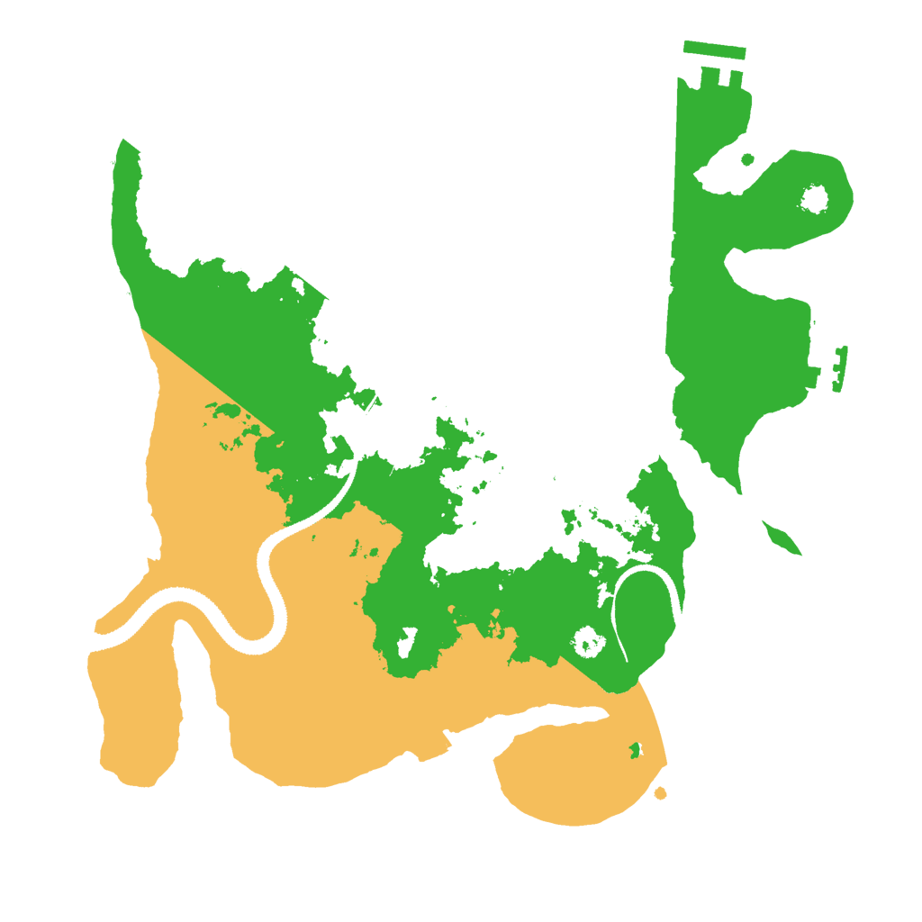 Biome Rust Map: Procedural Map, Size: 3000, Seed: 1706599815