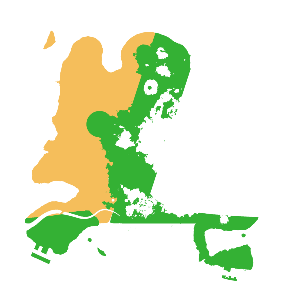 Biome Rust Map: Procedural Map, Size: 3000, Seed: 26880