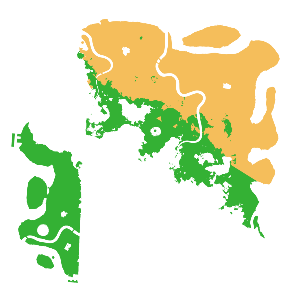Biome Rust Map: Procedural Map, Size: 4500, Seed: 1957398749