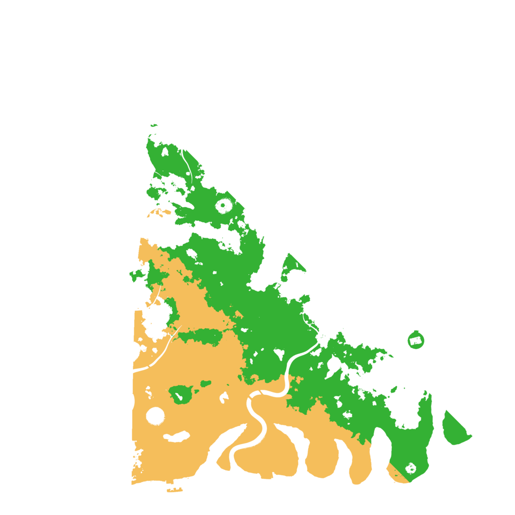 Biome Rust Map: Procedural Map, Size: 5000, Seed: 528975020