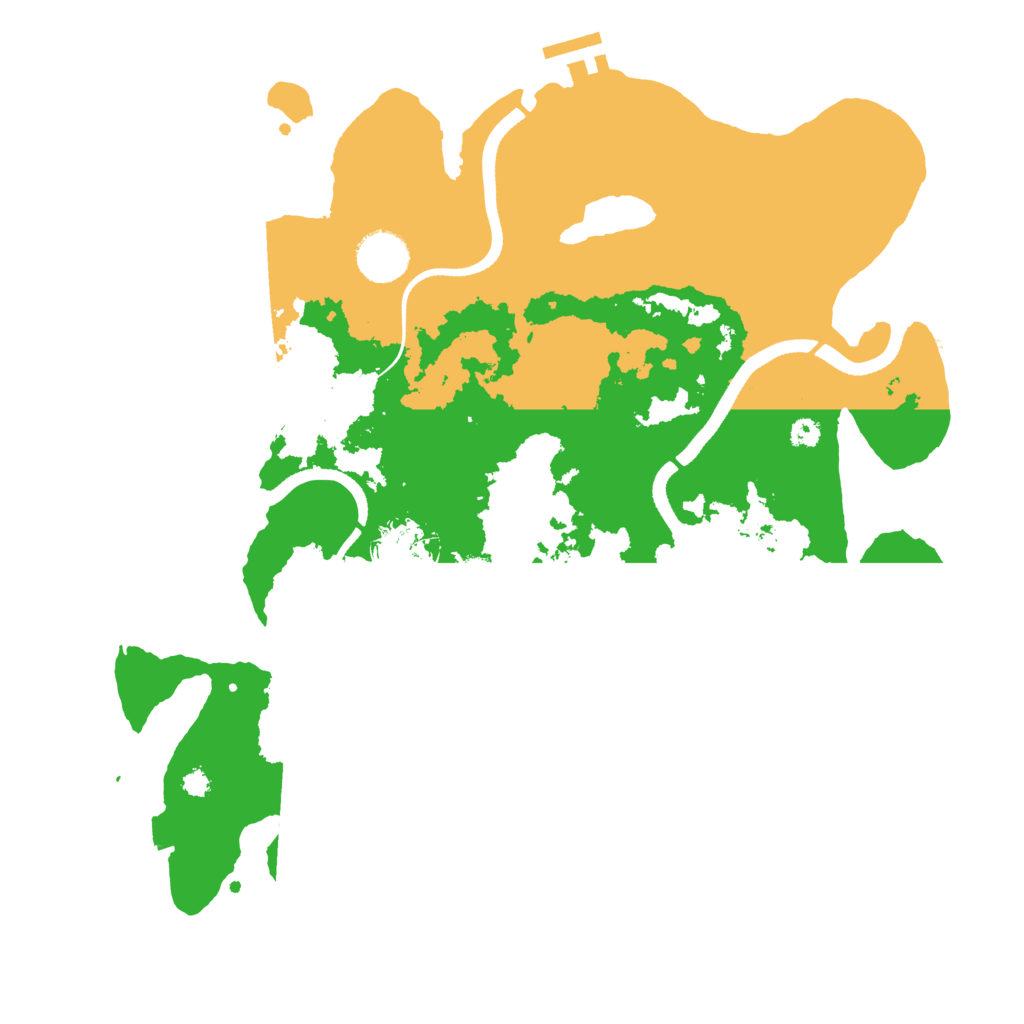 Biome Rust Map: Procedural Map, Size: 3500, Seed: 869038712