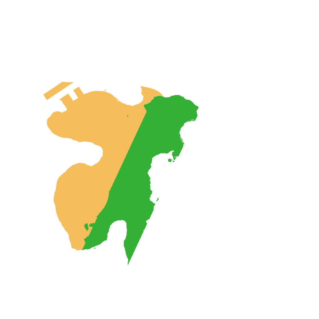 Biome Rust Map: Procedural Map, Size: 1900, Seed: 840753954