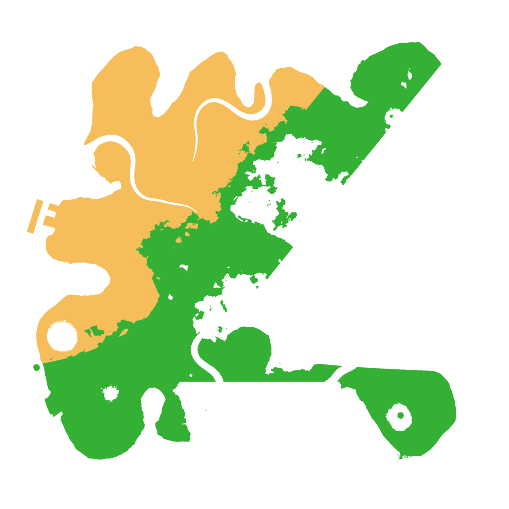 Biome Rust Map: Procedural Map, Size: 3000, Seed: 391781893