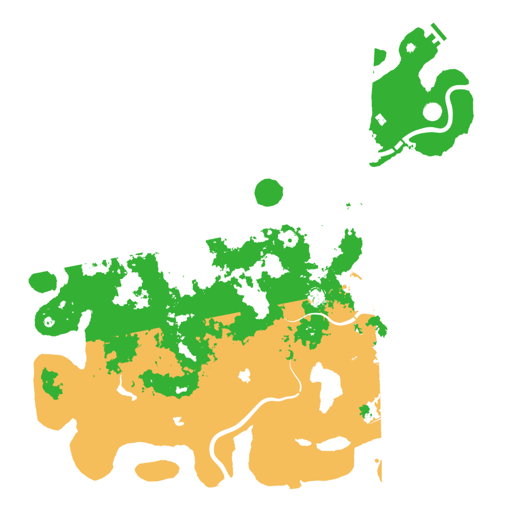 Biome Rust Map: Procedural Map, Size: 5000, Seed: 7736490