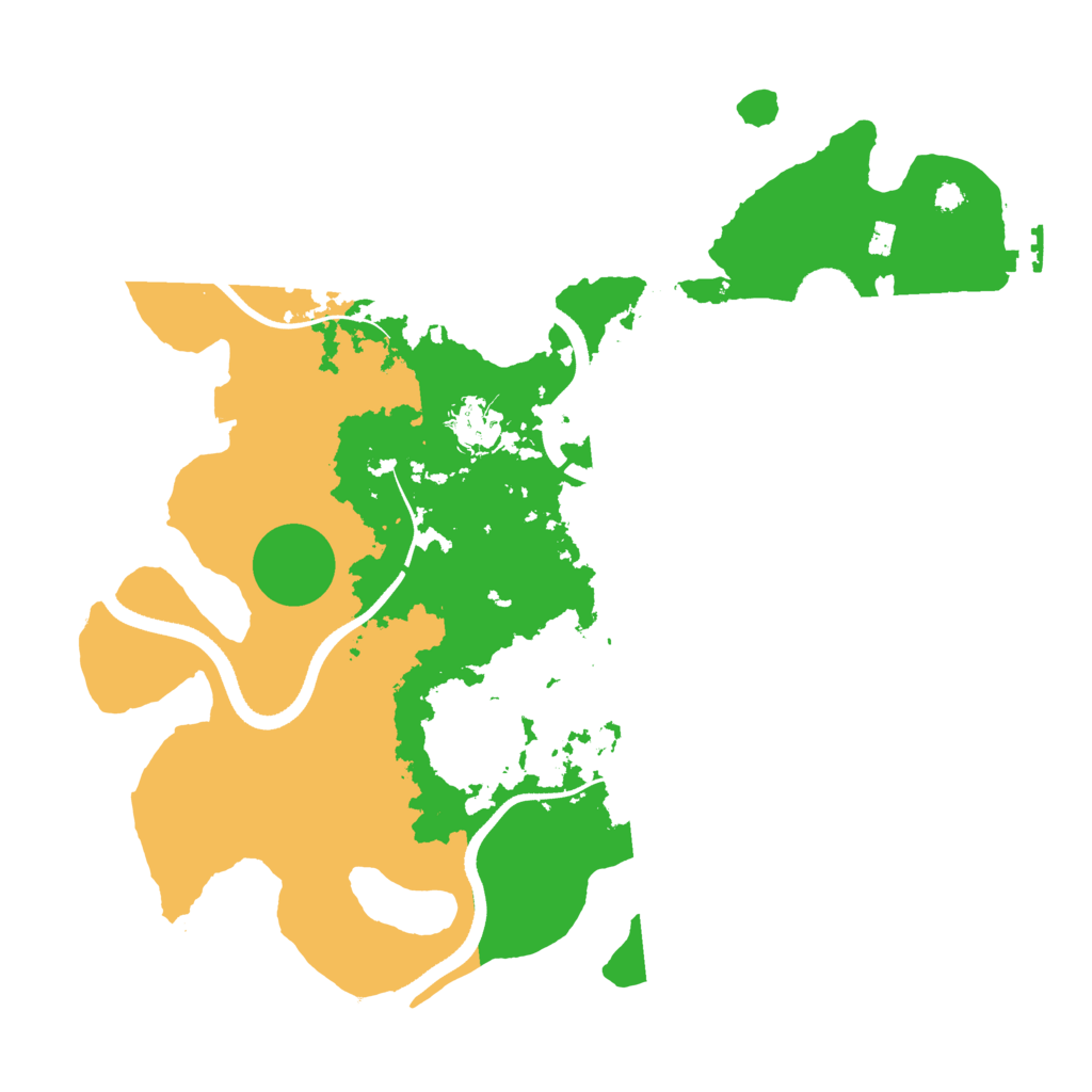 Biome Rust Map: Procedural Map, Size: 3500, Seed: 1620312041