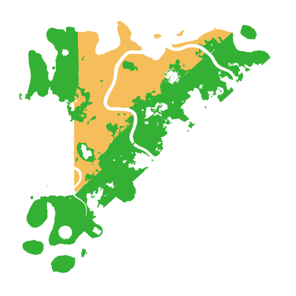 Biome Rust Map: Procedural Map, Size: 3900, Seed: 50964