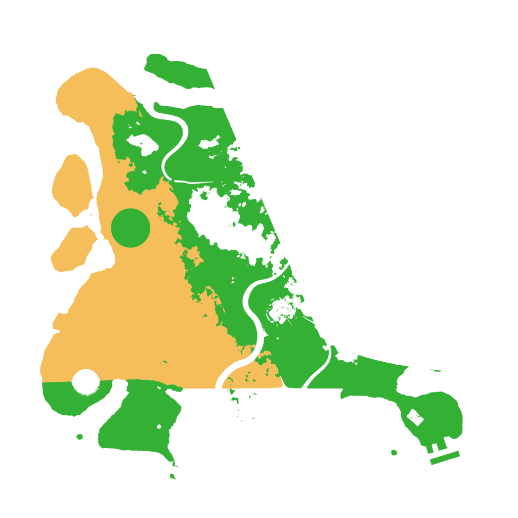 Biome Rust Map: Procedural Map, Size: 3500, Seed: 1495022193