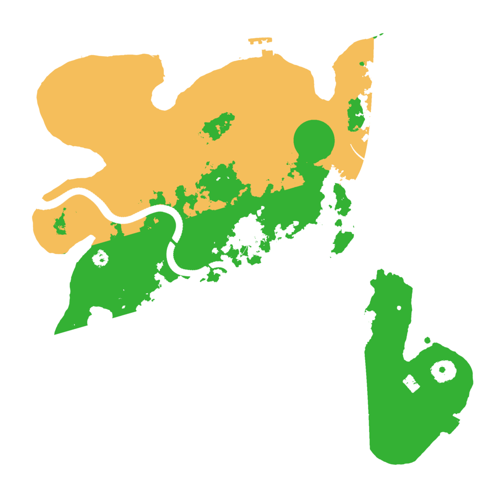 Biome Rust Map: Procedural Map, Size: 3250, Seed: 1176911283