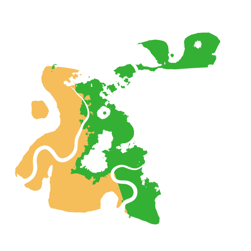 Biome Rust Map: Procedural Map, Size: 3000, Seed: 16740