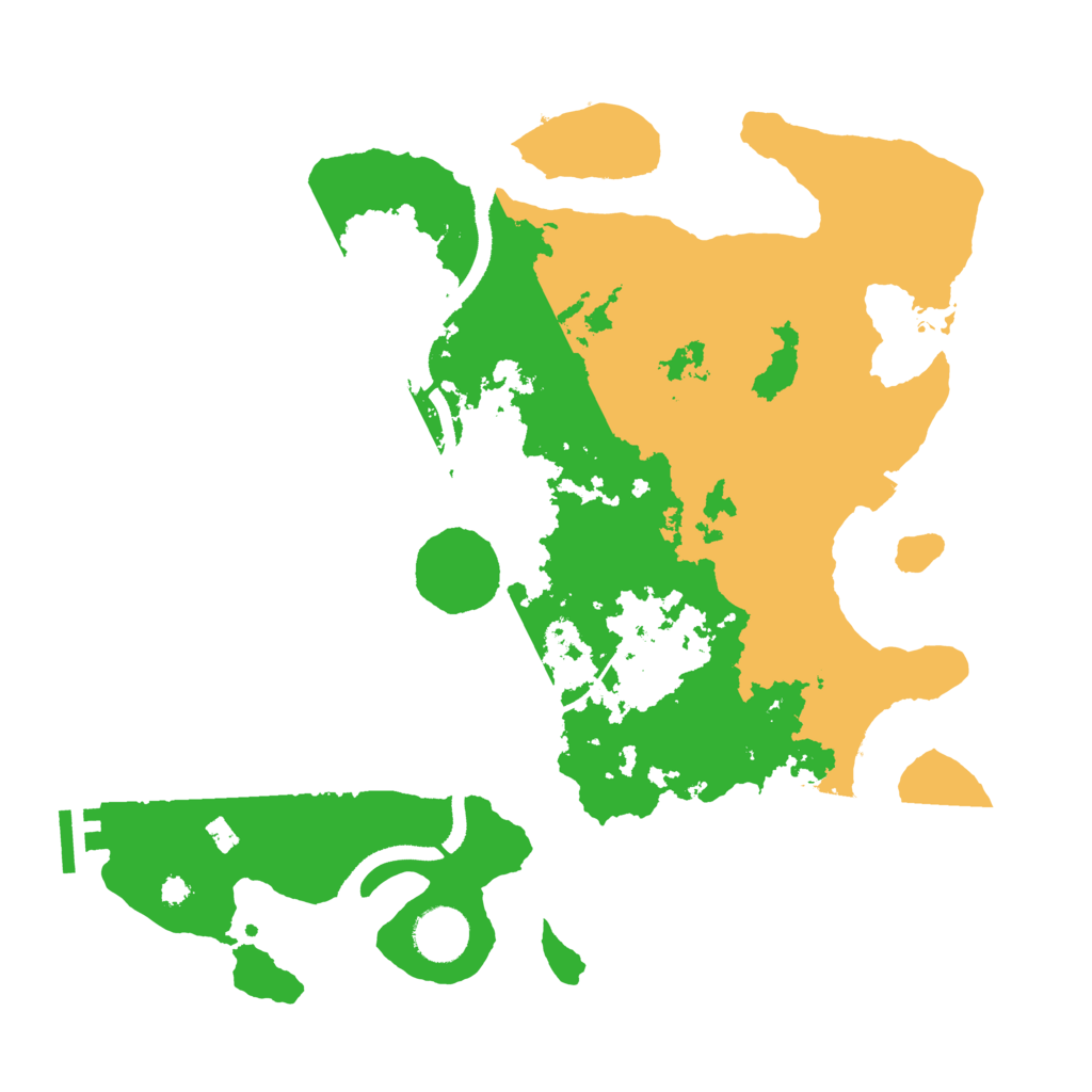 Biome Rust Map: Procedural Map, Size: 3500, Seed: 2070152160