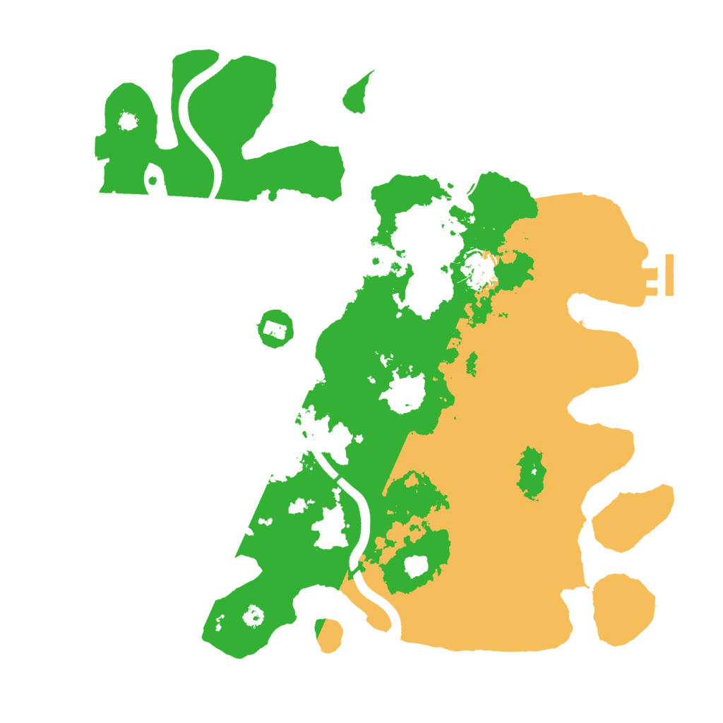 Biome Rust Map: Procedural Map, Size: 3500, Seed: 925745390