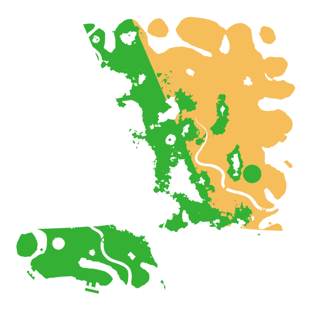 Biome Rust Map: Procedural Map, Size: 4500, Seed: 508443120