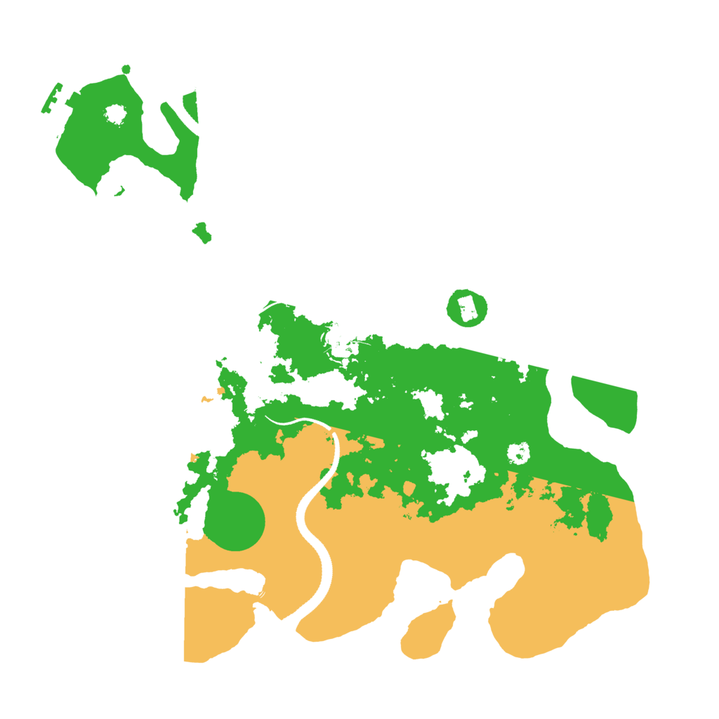 Biome Rust Map: Procedural Map, Size: 3200, Seed: 604