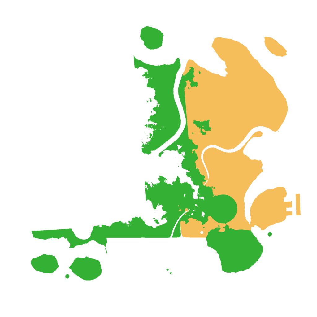 Biome Rust Map: Procedural Map, Size: 3000, Seed: 1987743335