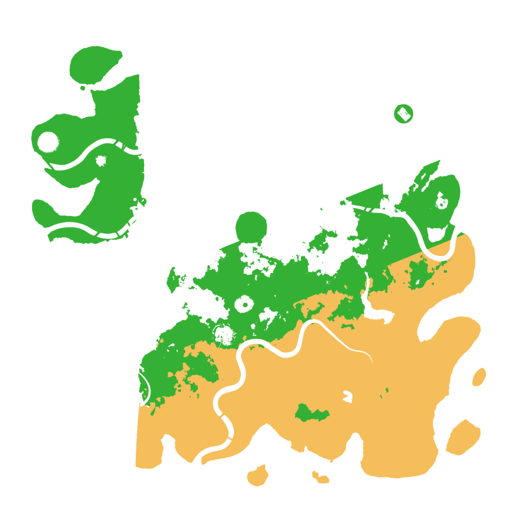 Biome Rust Map: Procedural Map, Size: 4400, Seed: 43245324