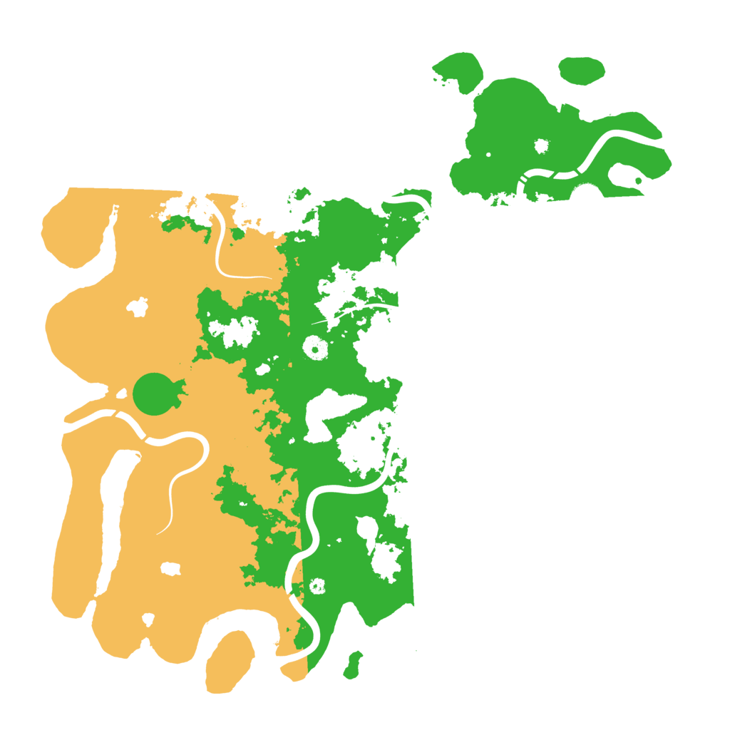 Biome Rust Map: Procedural Map, Size: 4500, Seed: 710274939