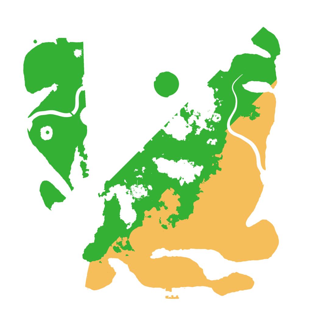 Biome Rust Map: Procedural Map, Size: 3500, Seed: 1595363505