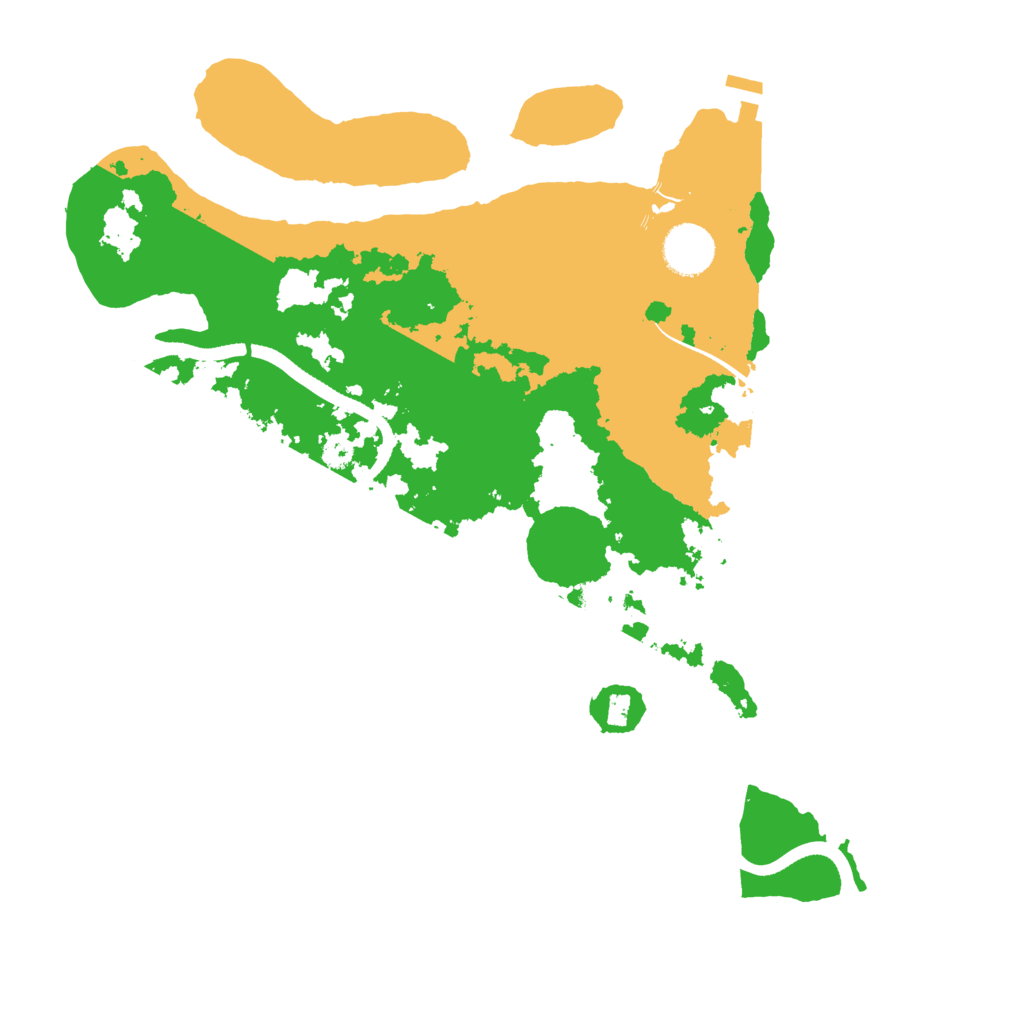 Biome Rust Map: Procedural Map, Size: 3500, Seed: 1907809228