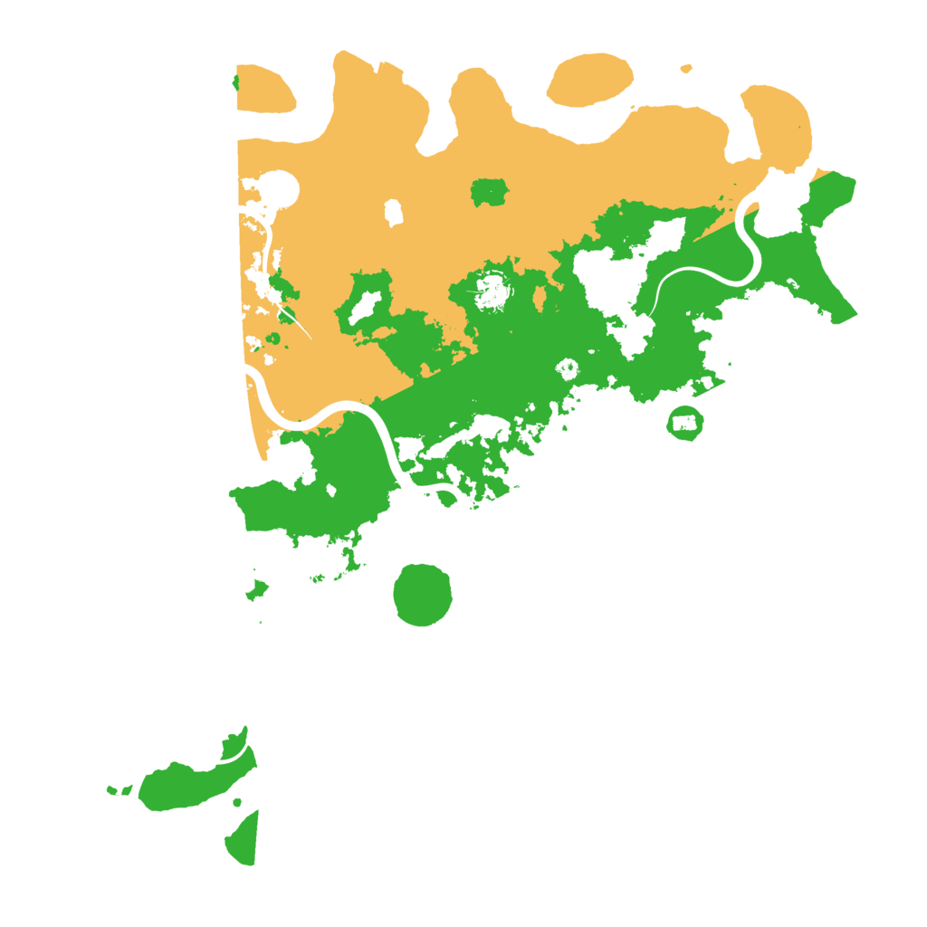 Biome Rust Map: Procedural Map, Size: 4300, Seed: 745345679