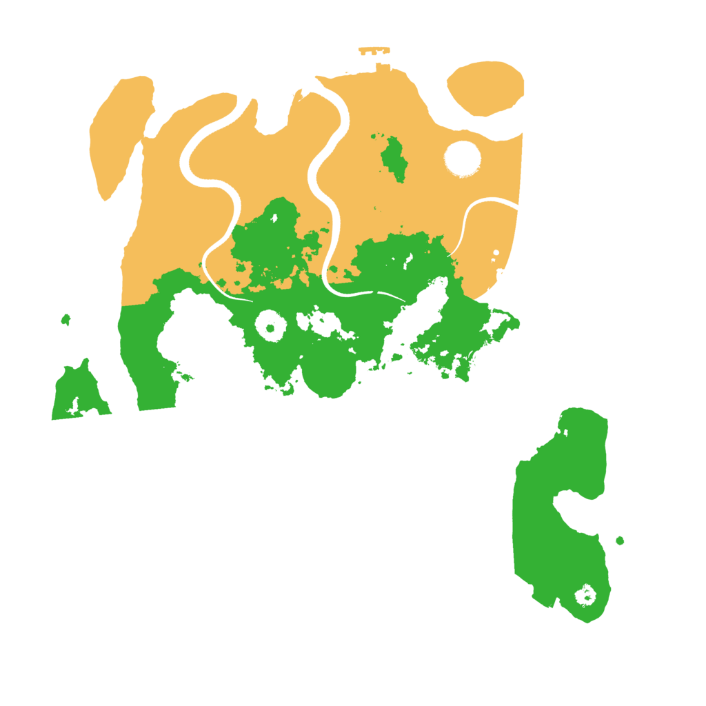 Biome Rust Map: Procedural Map, Size: 3450, Seed: 132768