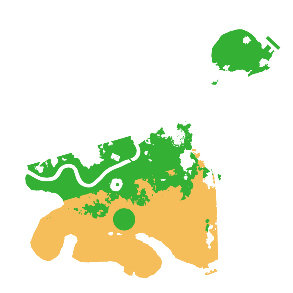 Biome Rust Map: Procedural Map, Size: 3500, Seed: 1649605501