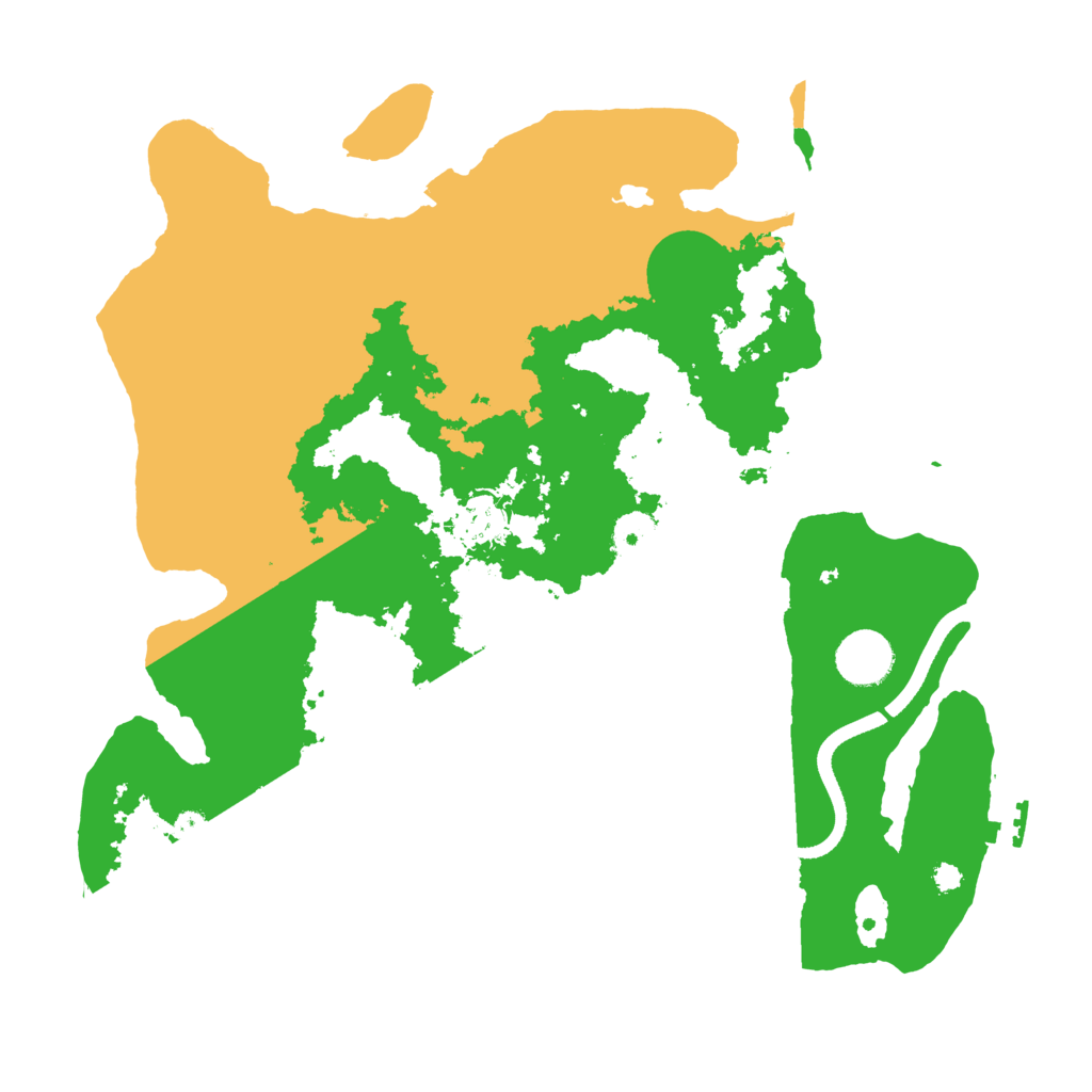 Biome Rust Map: Procedural Map, Size: 3500, Seed: 1655440431