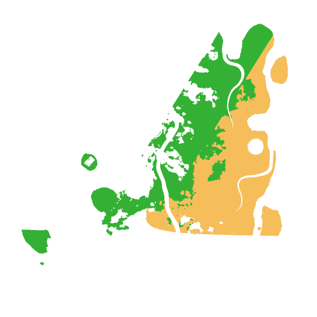 Biome Rust Map: Procedural Map, Size: 3500, Seed: 1685141892