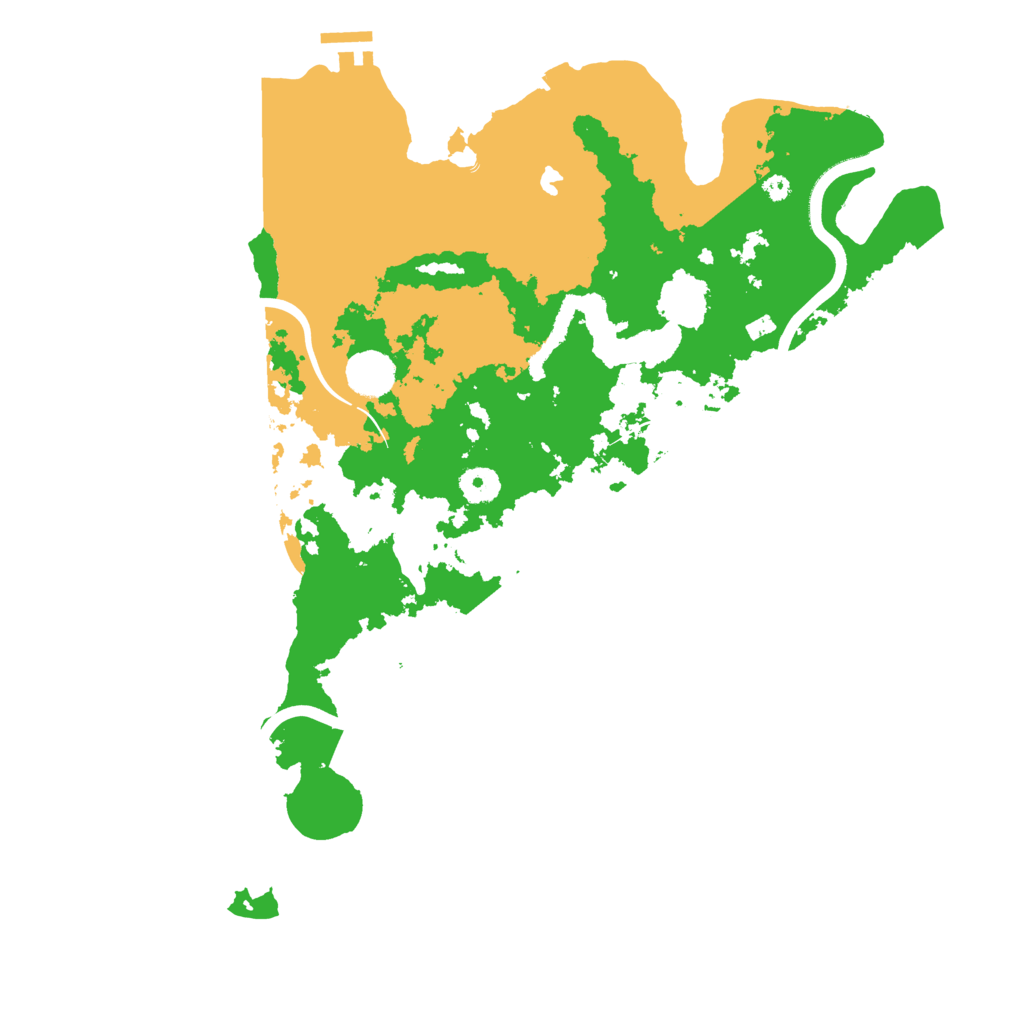 Biome Rust Map: Procedural Map, Size: 4000, Seed: 590619828