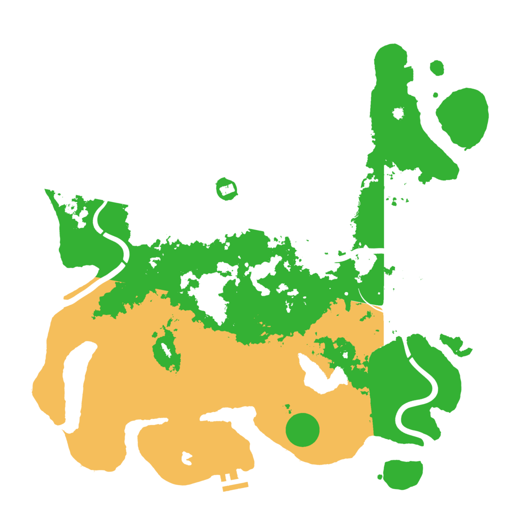 Biome Rust Map: Procedural Map, Size: 4000, Seed: 1284808886