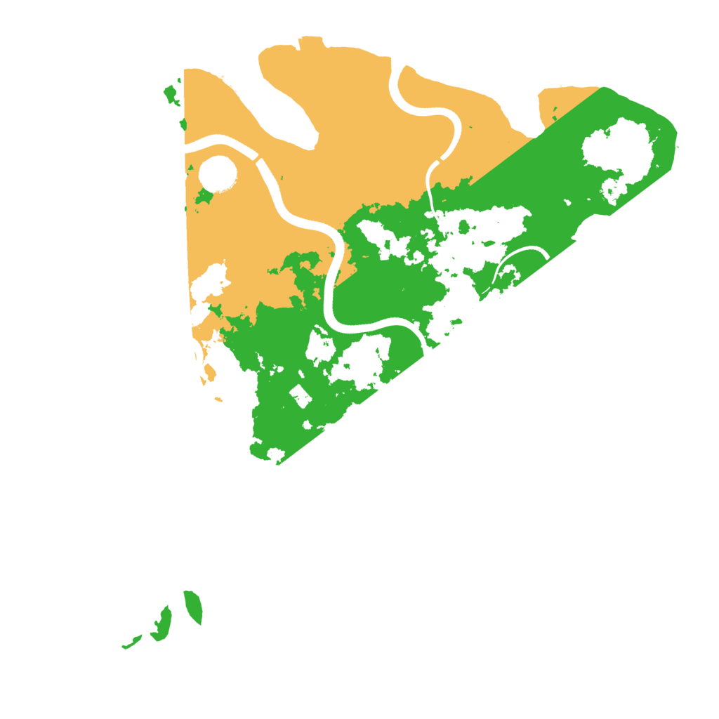 Biome Rust Map: Procedural Map, Size: 3500, Seed: 1079191842
