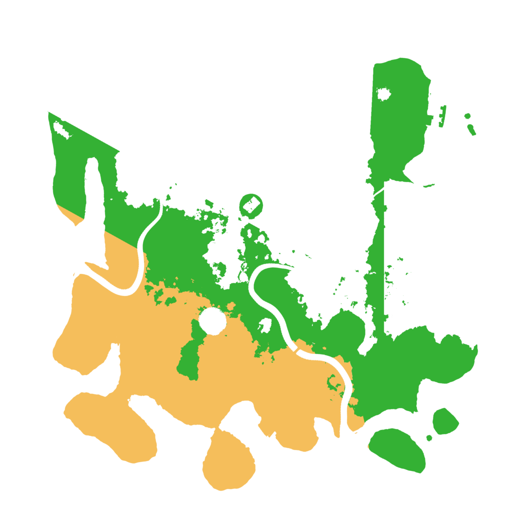 Biome Rust Map: Procedural Map, Size: 3500, Seed: 1592494436