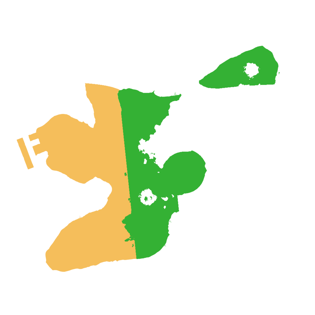 Biome Rust Map: Procedural Map, Size: 2000, Seed: 510968742