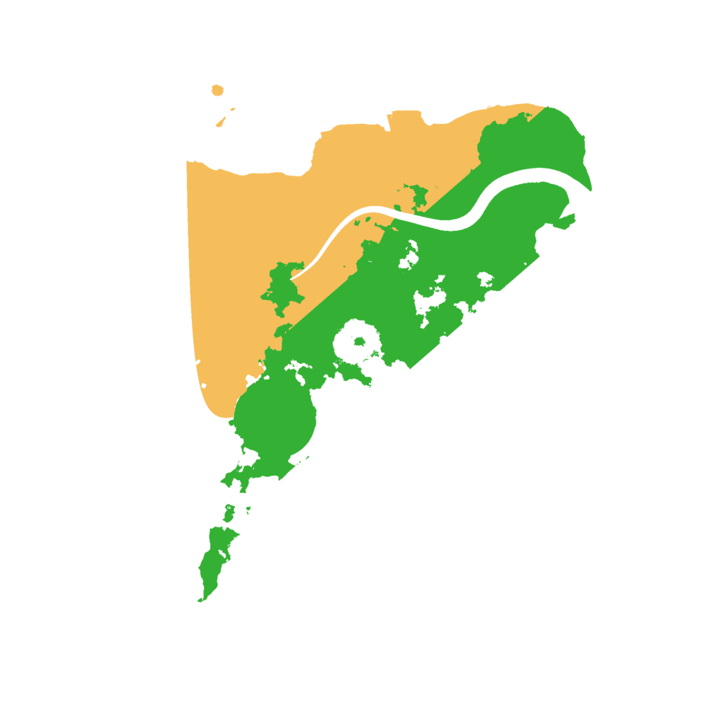 Biome Rust Map: Procedural Map, Size: 2500, Seed: 5020
