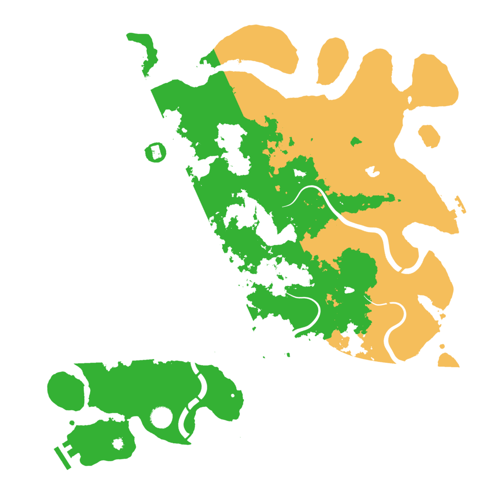 Biome Rust Map: Procedural Map, Size: 4000, Seed: 1765820548