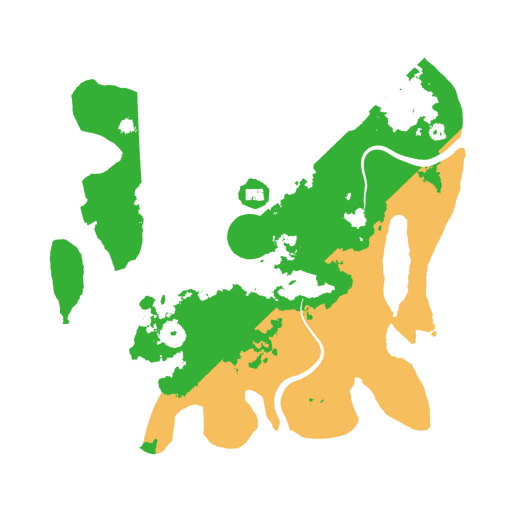 Biome Rust Map: Procedural Map, Size: 3000, Seed: 9058623