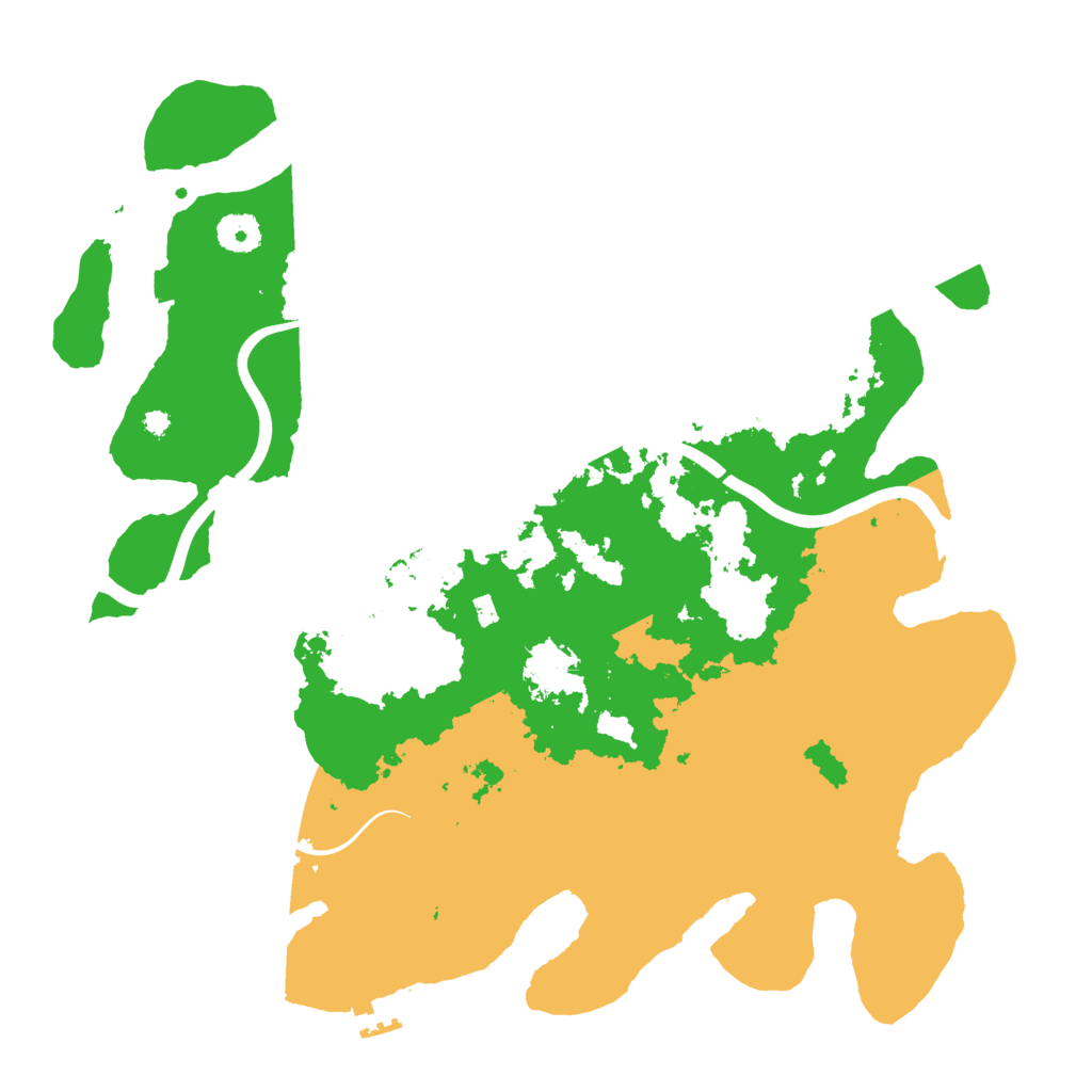 Biome Rust Map: Procedural Map, Size: 3900, Seed: 2047726366