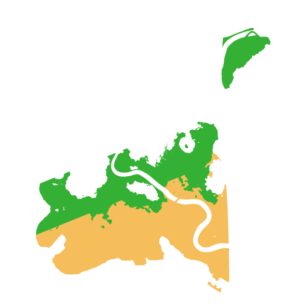 Biome Rust Map: Procedural Map, Size: 3000, Seed: 1774355829