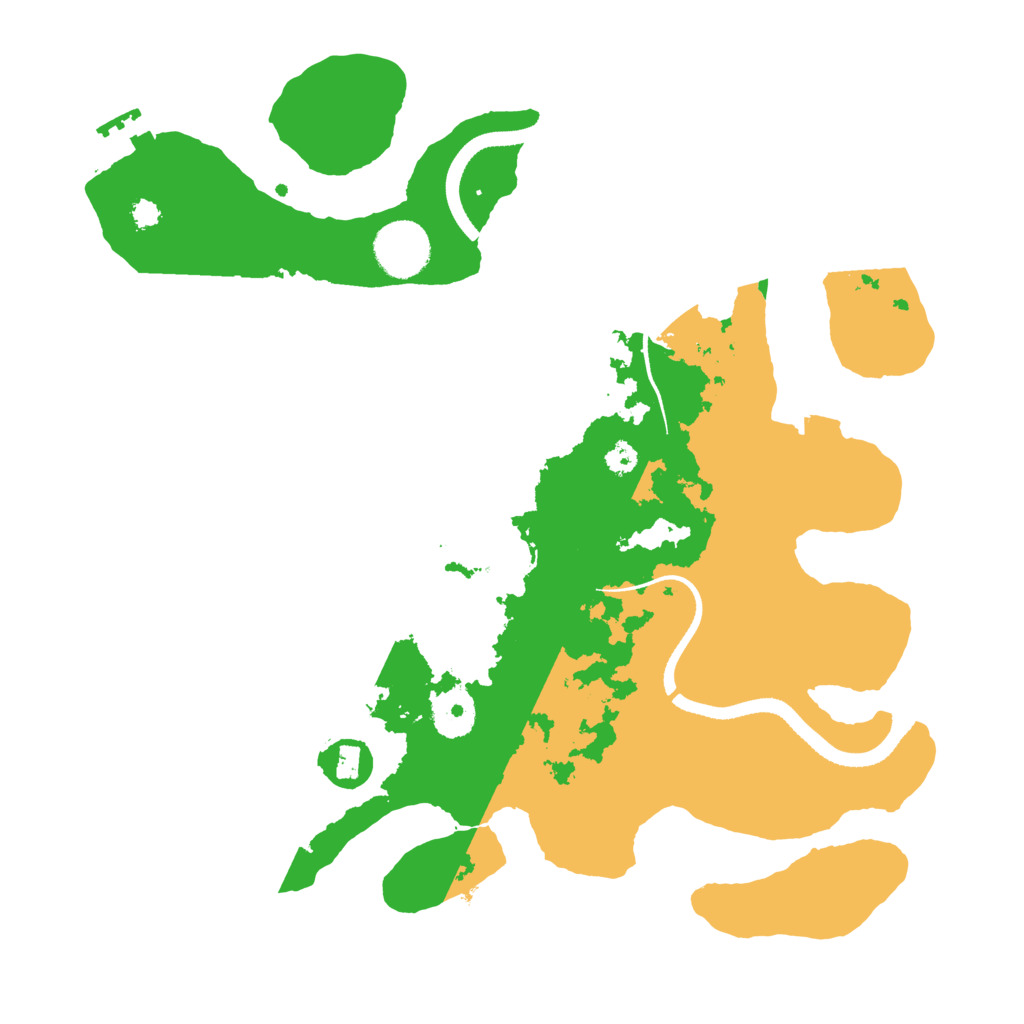 Biome Rust Map: Procedural Map, Size: 3300, Seed: 125