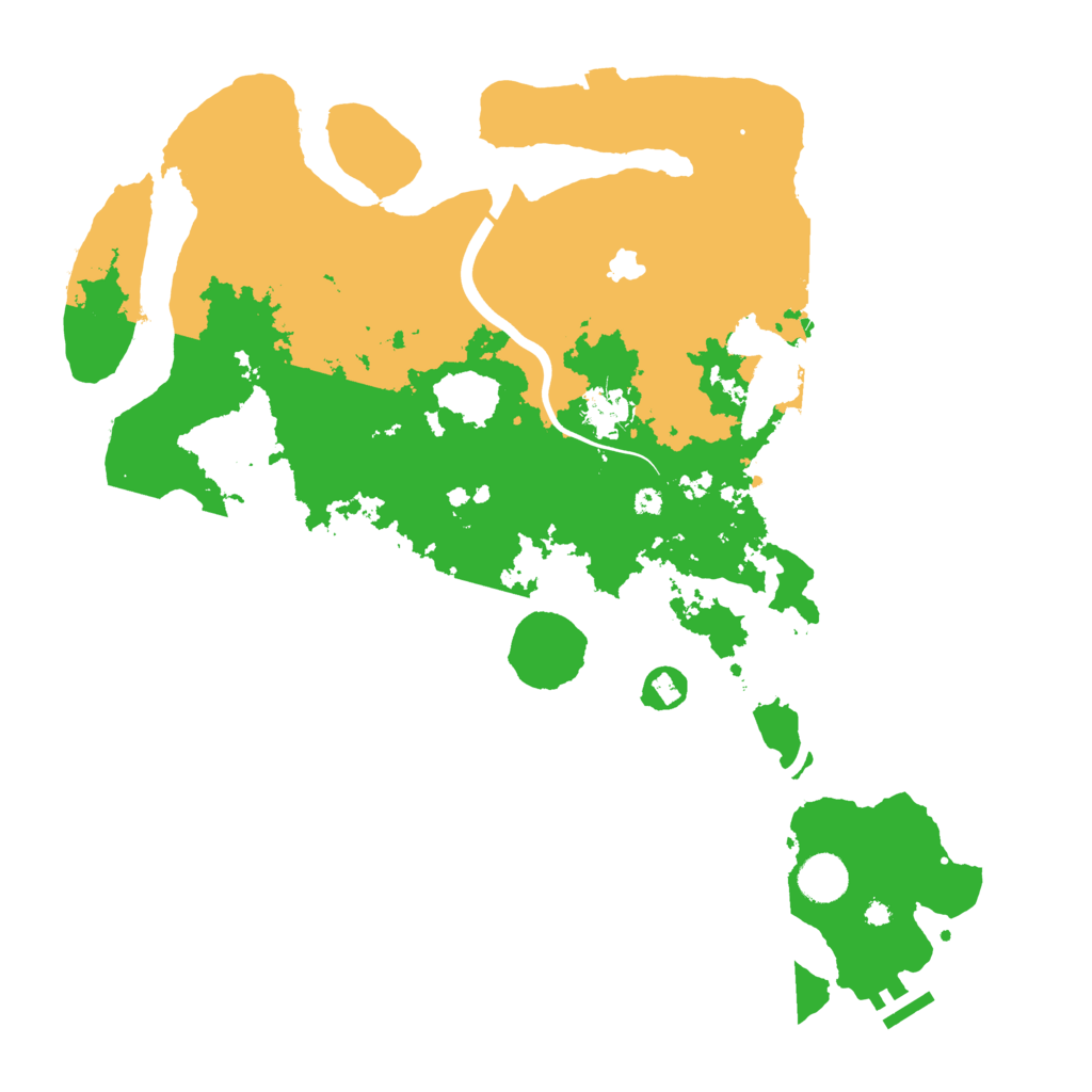 Biome Rust Map: Procedural Map, Size: 4000, Seed: 1301779613