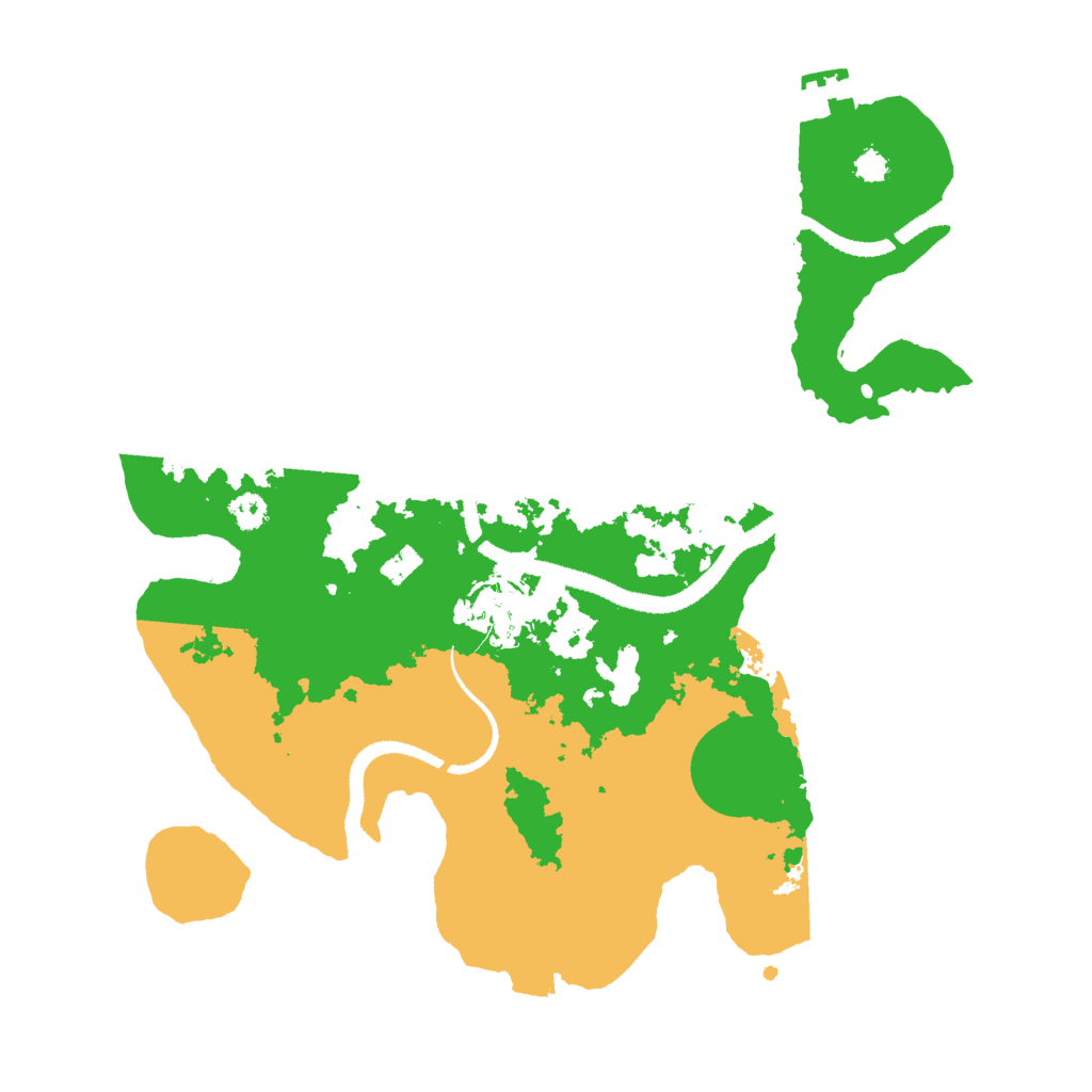 Biome Rust Map: Procedural Map, Size: 3000, Seed: 504209