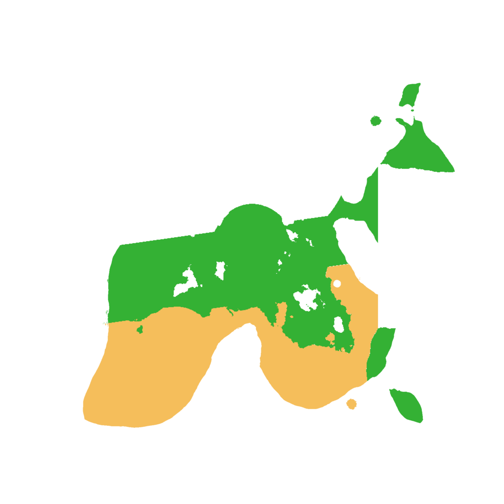 Biome Rust Map: Procedural Map, Size: 2000, Seed: 775491764