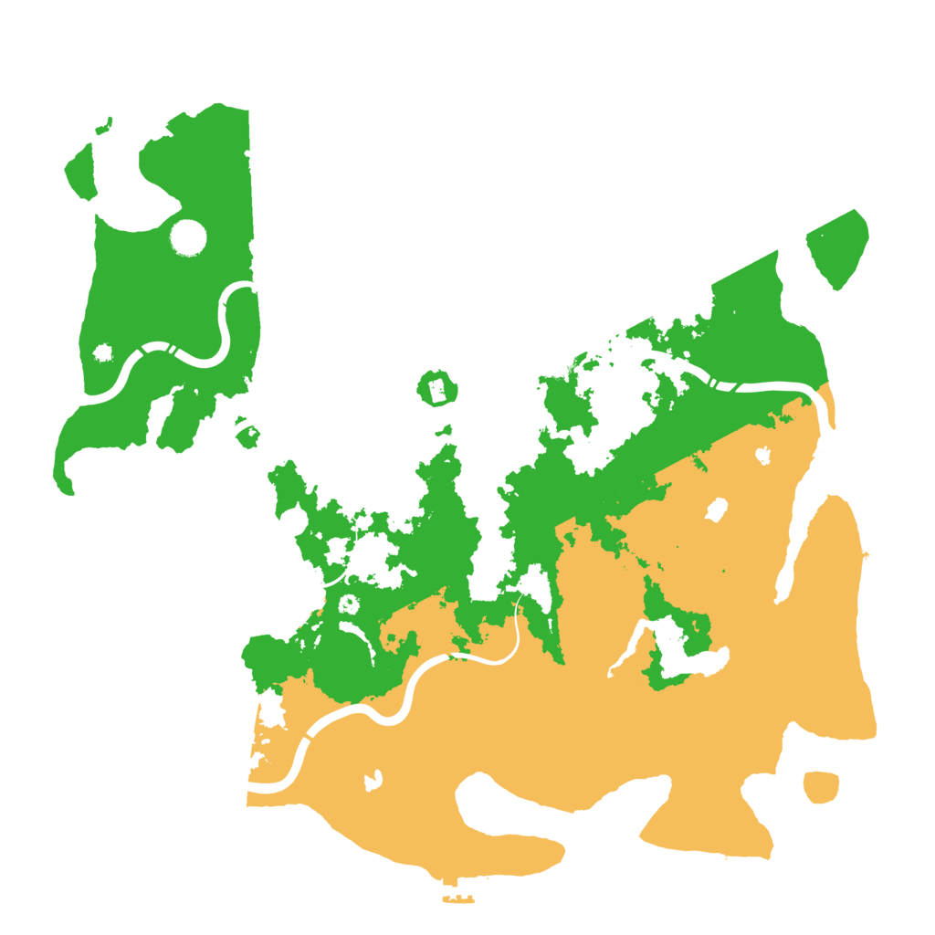 Biome Rust Map: Procedural Map, Size: 4500, Seed: 4365